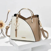 Color Block Love Tassel Crossbody Handbag for Stylish Women - Himpall